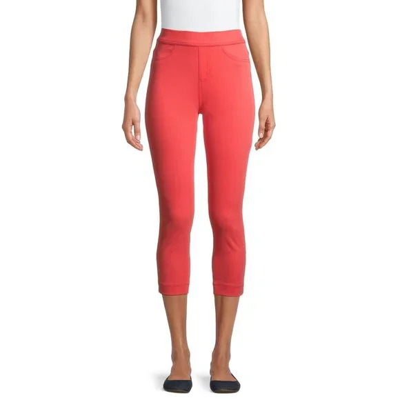 Time and Tru Women's High Rise Jegging Capris--XXL - Picture 1 of 6